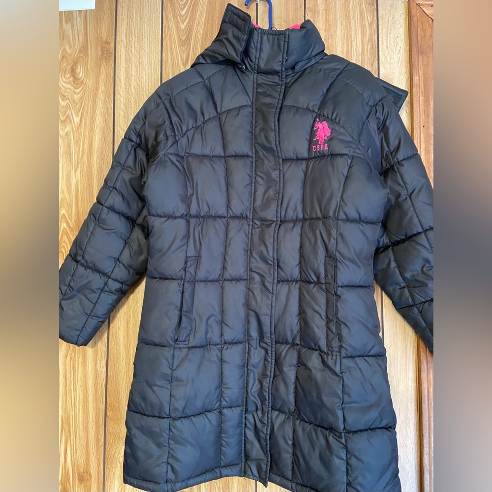 Girls Size L(14-16) US POLO ASSASSIN LONG PUFFER JACKET
